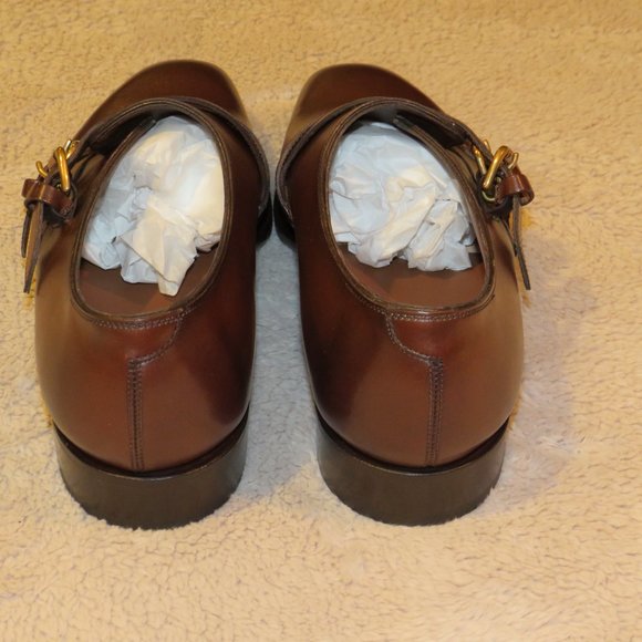 Ralph Lauren Purple Label Edward Green Ancel Brown Monk Loafer 8D NWB $1995 main image 6